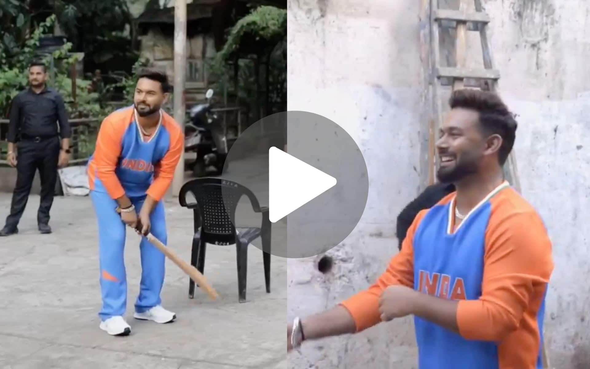 Rishabh Pant Gets Nostalgic; Engages In A Gully Cricket Match With His Fans - Watch